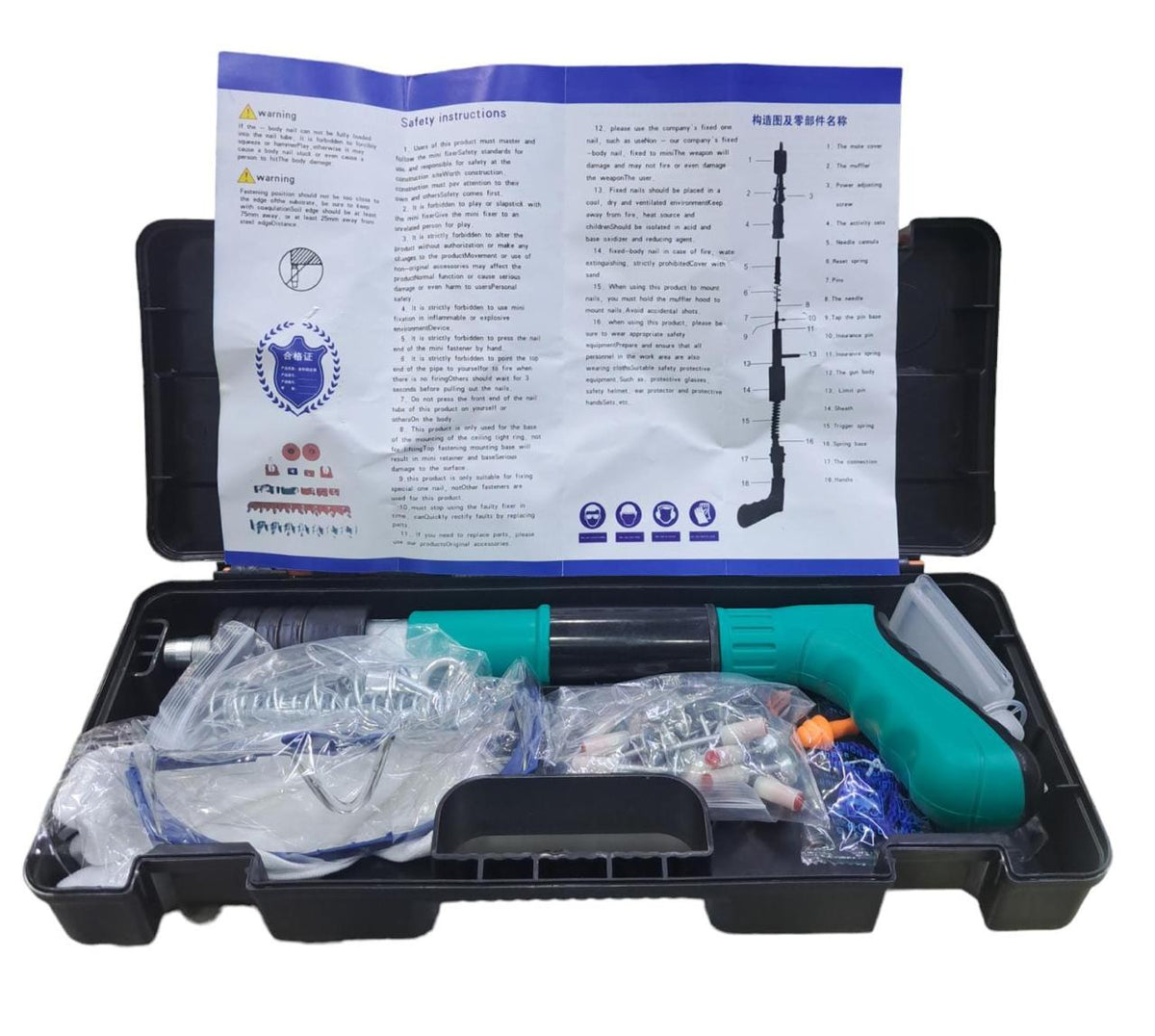 Manual Portable Nail Steel Gun